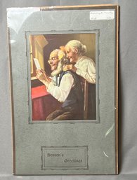 In Plastic Wrap Poster Announcing His Promotion.