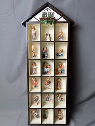 The Hummel House With Hummel Ornaments.