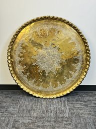 Large Vintage Brass Middle Eastern Wall Hanging