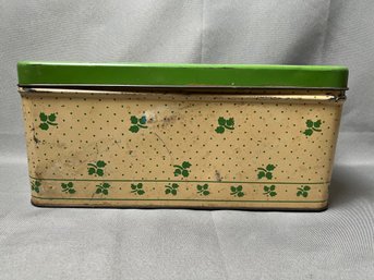 Antique Tin Bread Box.