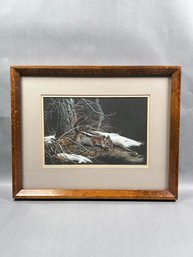 Chipmunk Print By Becky Johnson 1983