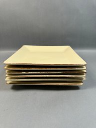 Six Vietri Made In Italy Square Plates