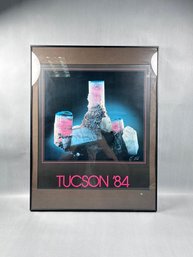 Poster 1984 Tucson Mineral Gem Show Signed