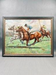 Original Signed Painting - Polo Match