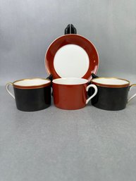 Fitz & Floyd Mix & Match - 3 Cups & 1 Saucer