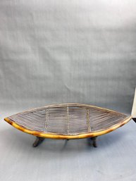 Rattan Style Woven Basket