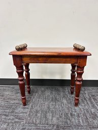 Antique Mahogany Bench