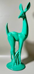 MCM California Pottery Green Deer