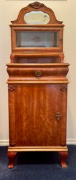 Victorian Style Music Cabinet - 2 Pieces