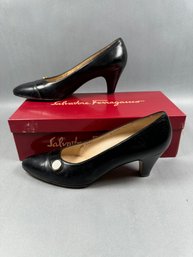 Salvatore Ferragamo Dress Black Shoes - 8.5AAA