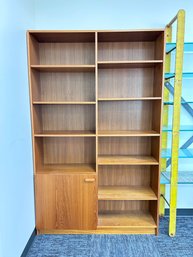 Vintage Danish Mid-Century Modern Teak Veneer Bookcase
