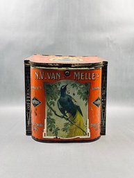 Vintage Van Melle's Toffee Tin – Bird Illustration - (C. 1920s/1930s)