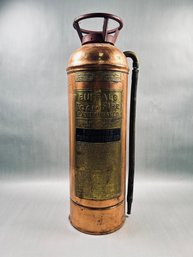 Vintage Buffalo Copper Foam Fire Extinguisher