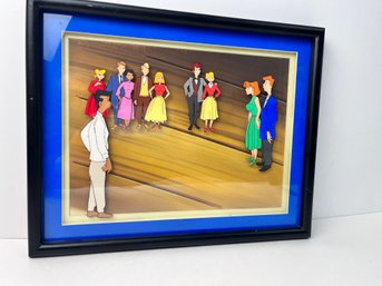 Framed Celluloid From A Cartoon. *Local Pick Up Only*