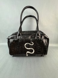Forever Your Girl Paula - Black Patent Leather Purse