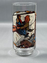 Goonies Drinking Glass 1985 Warner Bros-sloth Comes To The Rescue