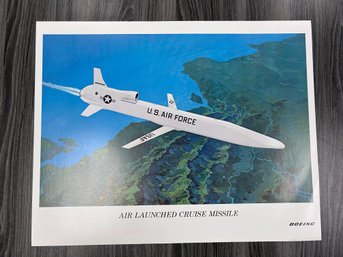 Air Launched Cruise Missile Boeing Poster