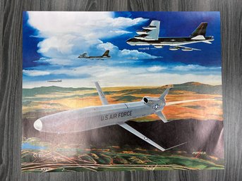 Air Force Missile Poster By Potter