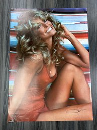 FARRAH FAWCETT VINTAGE POSTER 1976 CL14-507 ALL ORIGINAL PRO ARTS MEDIA