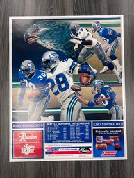 1987 Seattle Seahawks Schedule Poster
