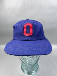 Vintage Wool Blue Fitted O Hat