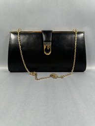 Gucci Black Bag With Metal Strap