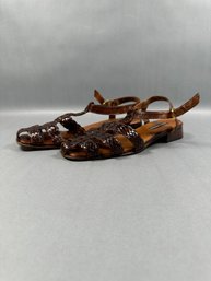 Sesto Meucci -  Brown Sandals - 8.5C - Italy