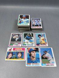 Lot Pf 1982 Topps Baseball Cards
