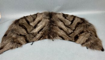 Button On Fur Collar
