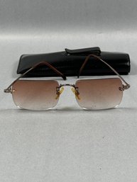 Sunglasses- Tinted Brown  With Black Case