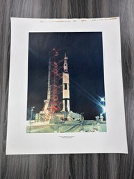 NASA Apollo Saturn V Poster