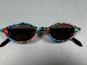 Multi Color Sunglasses -Out Of The Blue Weeding Glasses - With Case