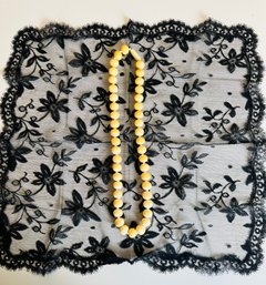 Beaded Necklace & Scarf