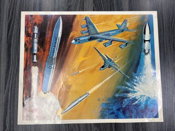 Vintage Missile Poster