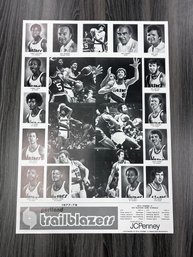 1977-78 Portland Trailblazers Poster Bill Walton