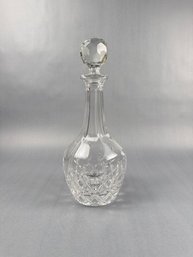 Tall Crystal Decanter