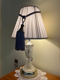 Crystal And Brass Table Lamp (#2)