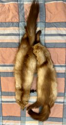 Vintage Shaffer & Gluck Full Body Fur Neck Wrap