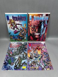 Four Stormwatch Comic Books