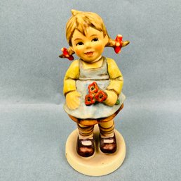 Hummel Figurine - Girl With Flowers  -  W. Germany 1989