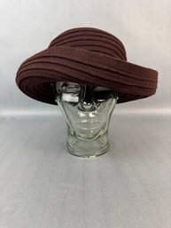 Liz Claiborne Brown Ribbed Hat