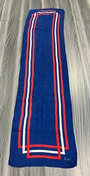 Vintage Blue Echo Silk Scarf