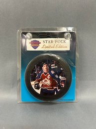 Joe Sakic Limited Edition Puck