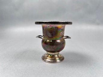 Antique Sterling Silver Toothpick Urn