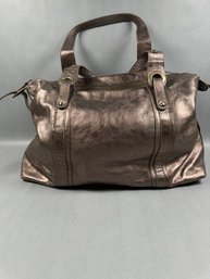 Nordstroms Leather Pinkish Brown Bag