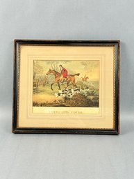 Arthur Ackermann Hunting Print Going Into Cover