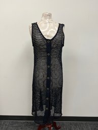 M M 2 Sportswear Black Netted Dress
