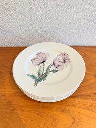 Five Floral Taste Setter Collection Plates