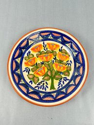 Made In Portugal Hand Painted Ceramic Plate