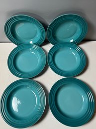 Le Creuset Caribbean Vancouver Pasta Bowls Set Of 6